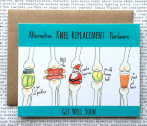 Knee Replacement Get Well Card